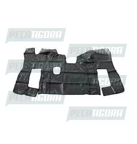 TAPETE VINIL PARA SCANIA HIGHLINE R 2007 A 2008 MECANICO COM CAPO - PRETO (41999