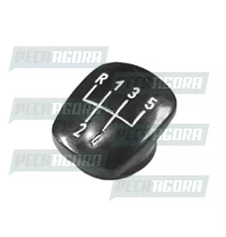 TAMPINHA BOLA CAMBIO PUNHO 05 MARCHAS PRETA 5ª CIMA (213075)