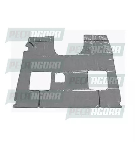 TAPETE VINIL VOLVO ATE 89 XH(N10 / N12) COM B/C - CINZA (419696)