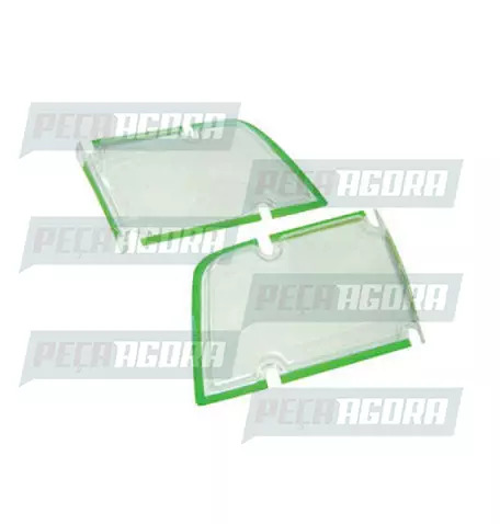 PAR PROTETOR ACRILICO FAROL/SETA VOLVO VM 310 2008 ... COLAR (303023)