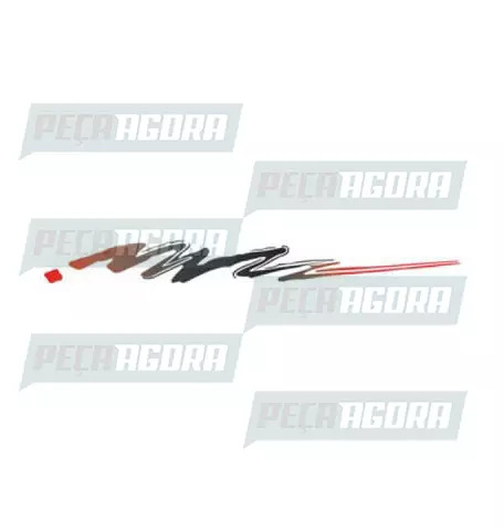 FAIXA LATERAL 1 ANO RAY VERMELHA (417716)