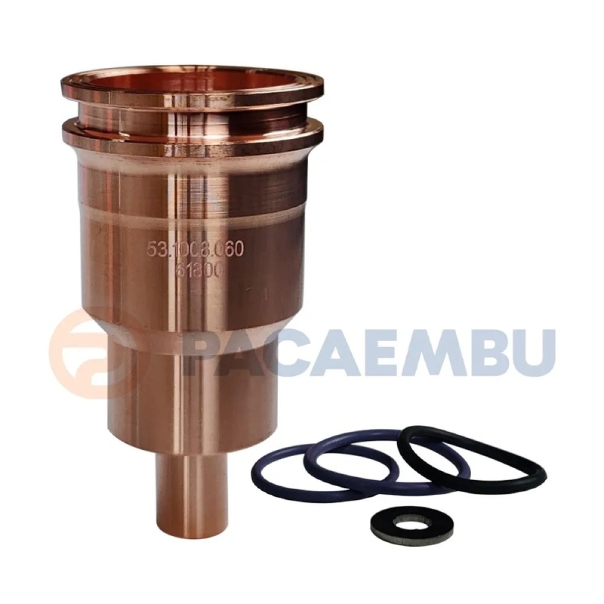 LUVA BICO INJETOR C/2 ORINGS+RETENTOR VOLVO FH/FM/FMX/NH ELETRONICO C/MOTOR D9/D
