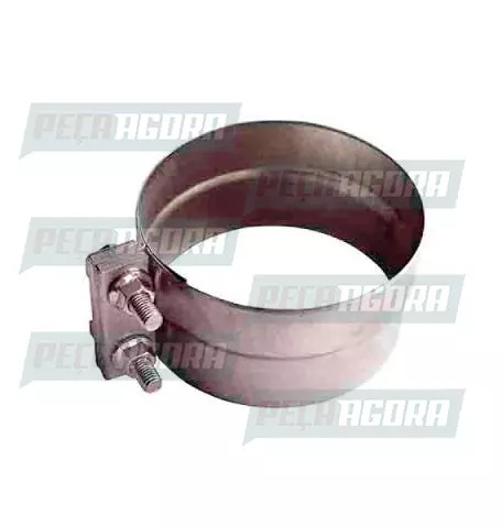 ABRACADEIRA TUBO SILENCIOSO VOLVO NH/FH INOX 5,0'' TB2067 20455908 (20455908.)