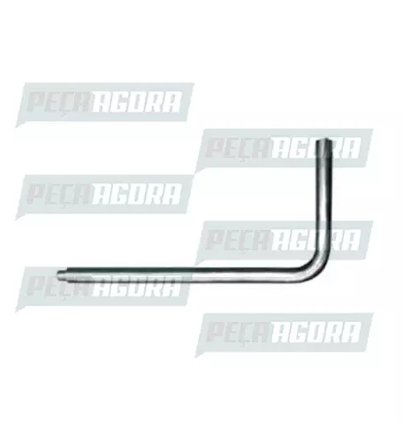 TUBO ESCAPAMENTO BOIADEIRO MERCEDES BENZ TODOS 4,0'' ROTAMIL (228213)