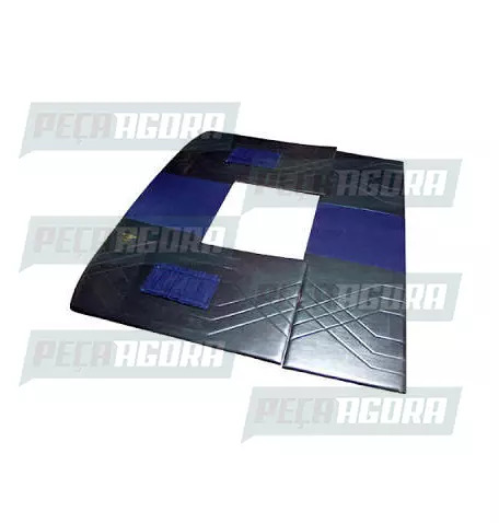 FORRO TETO SAO GERALDO VELUDO MERCEDES BENZ 1519 CABINE DUPLA AZUL (221020)