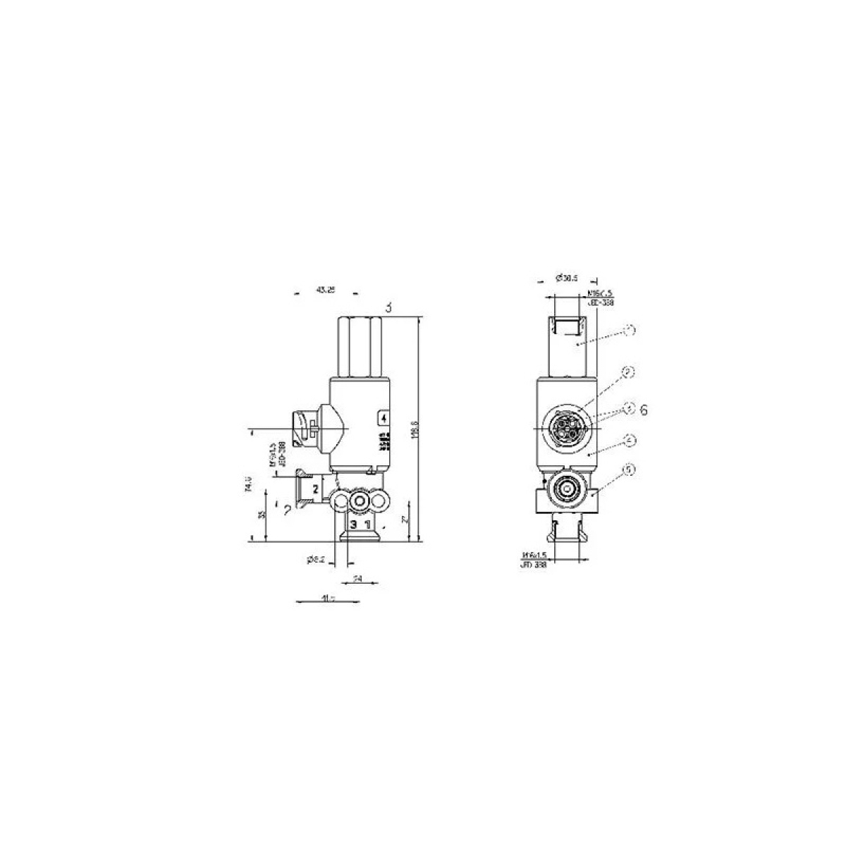VALVULA ELETROMAGNETICA POS COMBUSTAO ARLA ORIGINAL MB MERCEDES BENZ (0059977736
