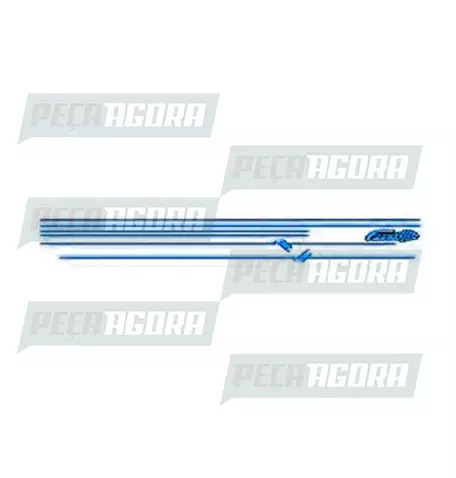 FAIXA LATERAL 1 LINHA FUSCA - AZUL (418019)