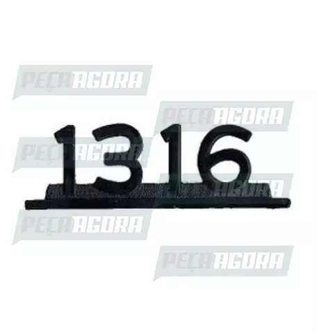 EMBLEMA ZAMAC PRETO''1316'' (101163)