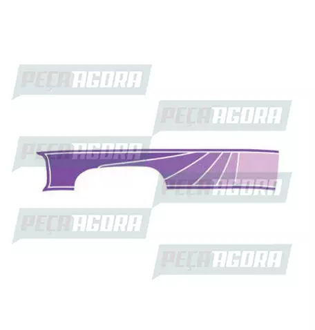 FAIXA LATERAL 3 ANOS MERCEDES BENZ 608 LILAS MOD.NOVO (418834)