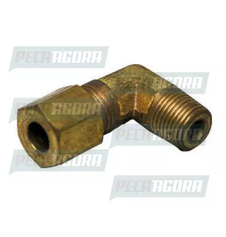 CONEXAO COTOVELO P/BUZINA AR COLUMBIA CANO COBRE 1/4X1/8NPT (077004)
