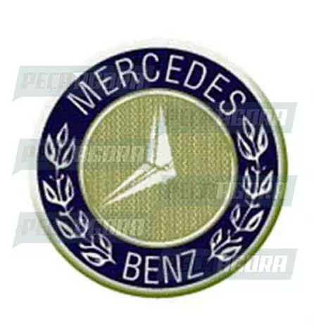 EMBLEMA RESINADO ESPECIAL LOGO MERCEDES BENZ (GRANDE)ATE 89 (101074)