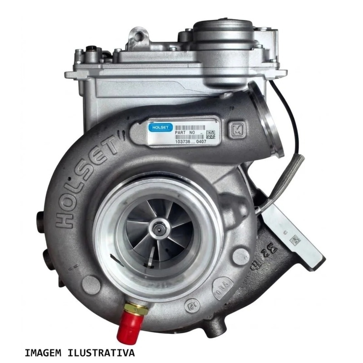 TURBO COMPRESSOR HE400FG ALUM FRESADO MOTOR 6CTAA 8.3 FORD C2425/3530/4030/VW 24