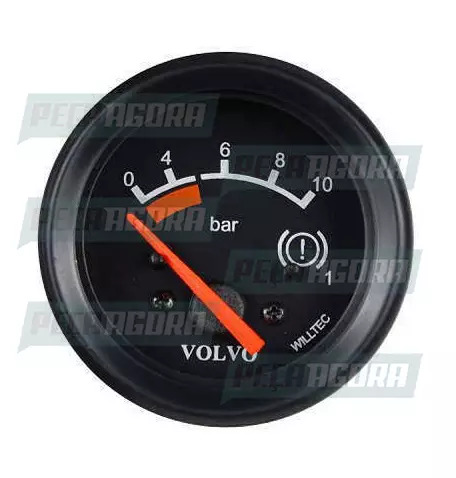 RELOGIO VOLVO MANOMETRO FREIO DIANTEIRA 24V 60MM 12M (8123667)