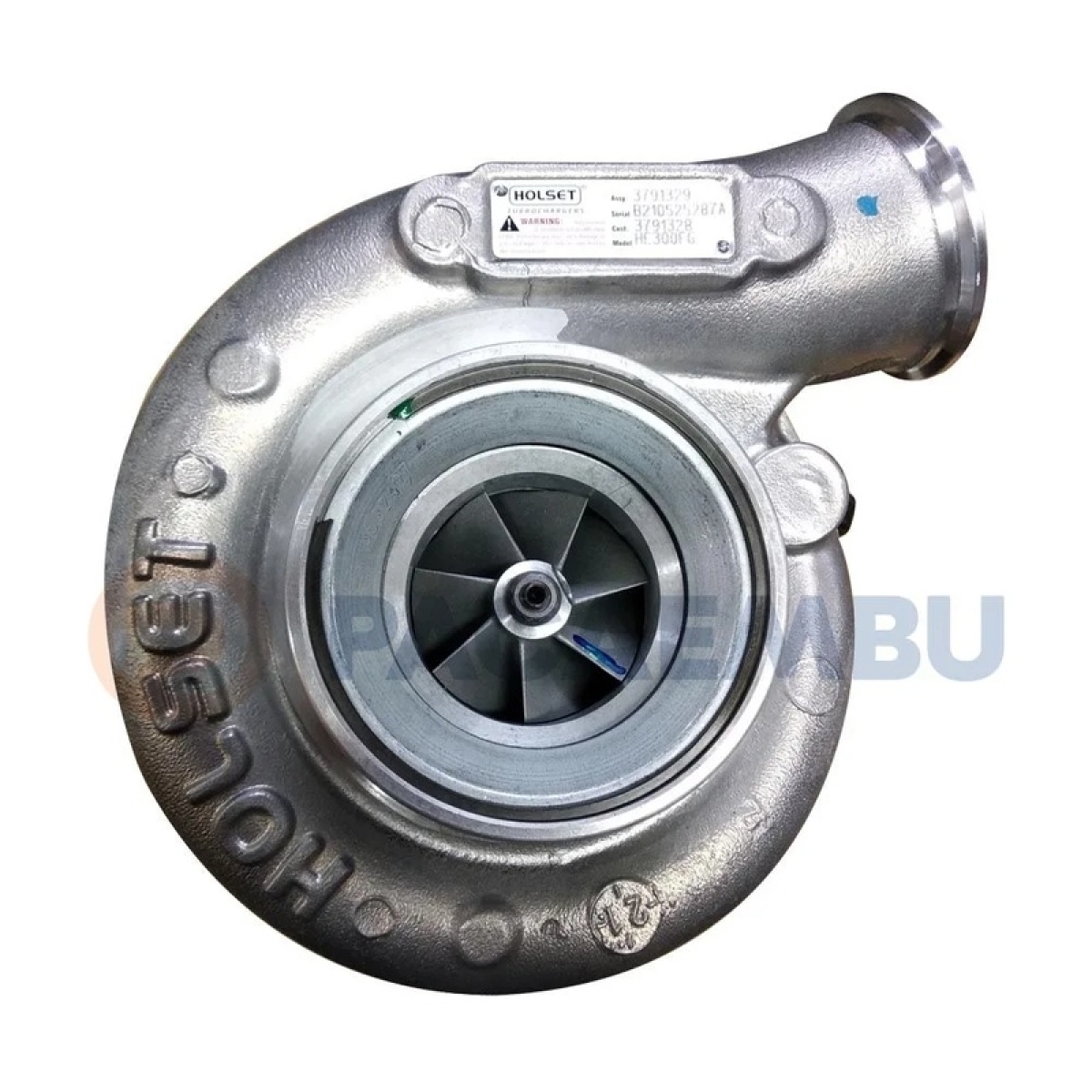 TURBO COMPRESSOR HE300FG ROTOR AL FREZA C17/24/2623/29 - MA 17.0 C/0OTOR ISBE/IS