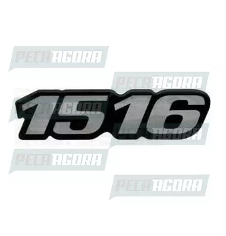 EMBLEMA PLASTICO PRETO MERCEDES BENZ''1516'' (101164)
