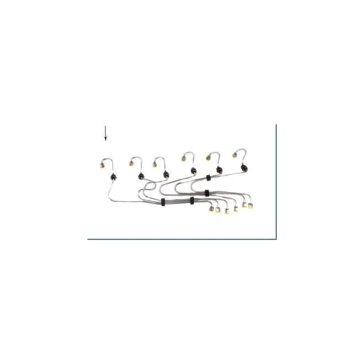 CANO INJETOR 6O. CILINDRO MBB - OM366 ECOLOGICO/OF1318E (3730703733-010397)
