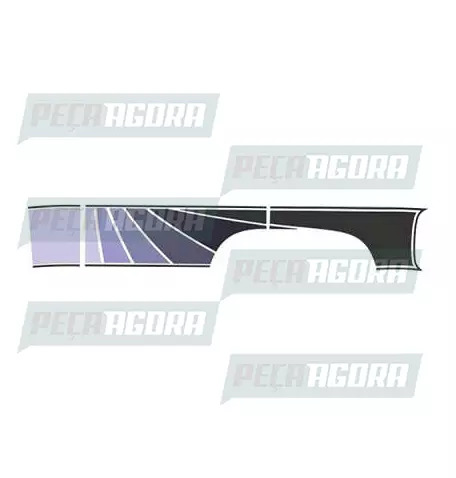 FAIXA LATERAL 1 LINHA MERCEDES BENZ 608 - LILAS (418195)