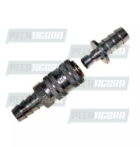 ENGATE RAPIDO P/GAS COM PINO 3/8 LUBEFER (102017)
