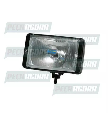FAROL MILHA RET.VIDRO RAIADO BRANCO 152X78MM NINO (420063)
