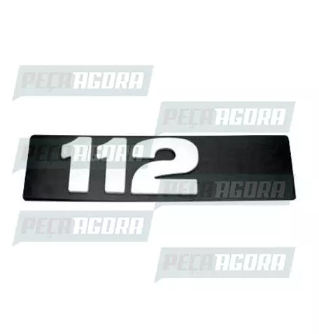 EMBLEMA PLASTICO CAPO ORIGINAL PARA SCANIA 112 ''112'' (528789,)
