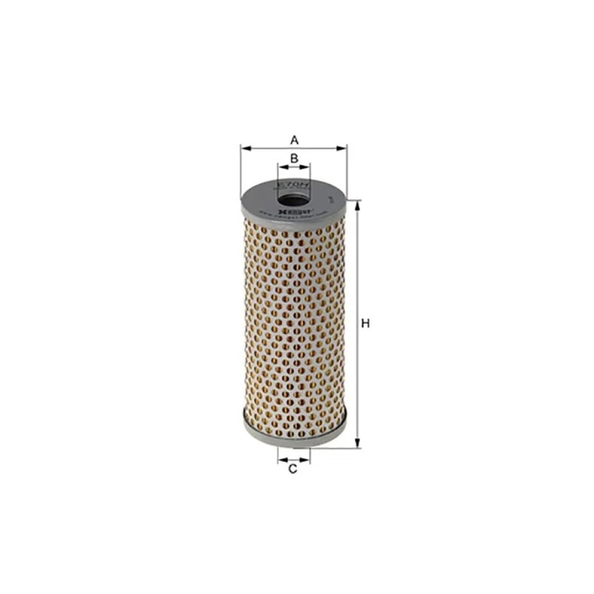 ELEMENTO FILTRO OLEO HIDRAULICO MB ACTROS 2048/2535/2540/2546/O500 - DAF/VOLVO F
