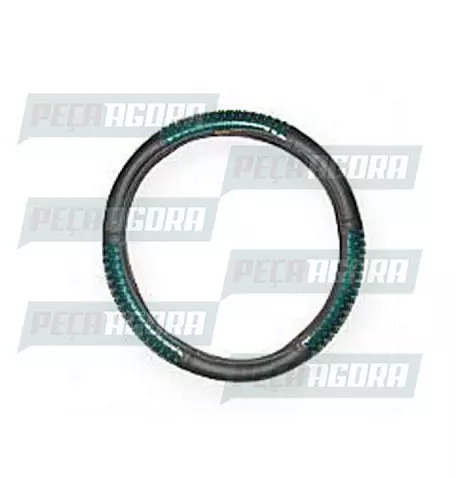 CAPA VOLANTE MB/PARA SCANIA/VOLVO COM MASSAGEADOR VERDE (254050)