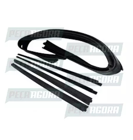 CANALETA VIDRO PARA SCANIA R112 1250MM SEM PESTANA COM COLUNA(4 PECAS) (417231)