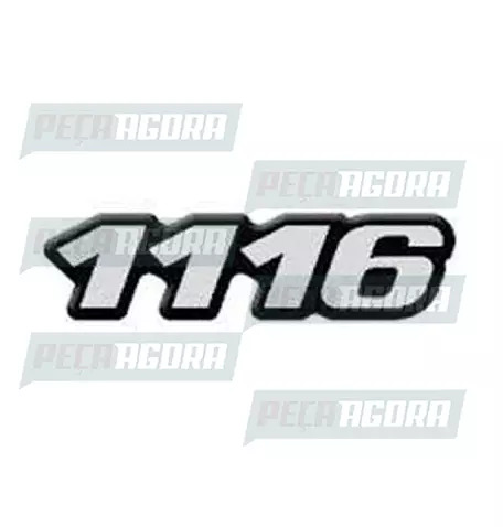 PAR EMBLEMA RESINADO ESPECIAL MB''1116'' (101079)