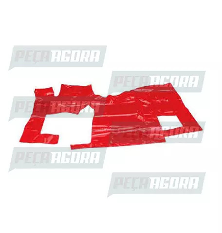 TAPETE VINIL VOLVO FH 12 COM CAPO 96/2005 - VERMELHO (419639)