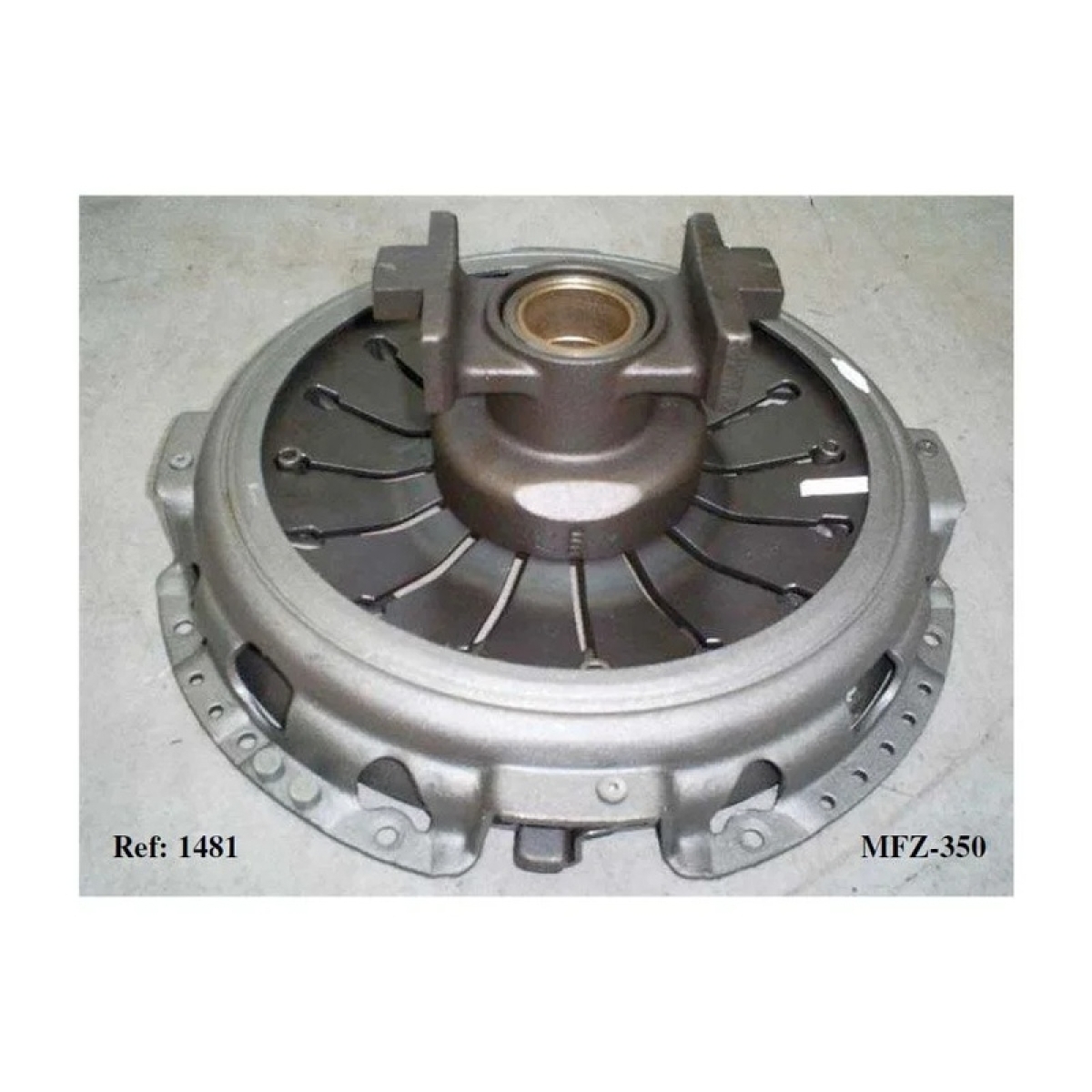 PLATO EMBREAGEM 350MM S/TUBO GUIA 16.180/B1618/MWM 6.10T (MORINGA S/PESCOCO) (2R
