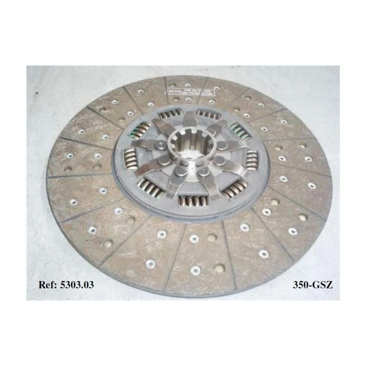 DISCO EMBREAGEM 350MM INT GTZ N10/N10XH/N10XHT TD100/101G BI DISCO (5002243-5103