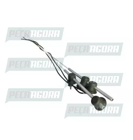 PAR ANTENA DE FIBRA P/CAMINHAO ''TRADICIONAL'' BRANCA (CX.417088**2)