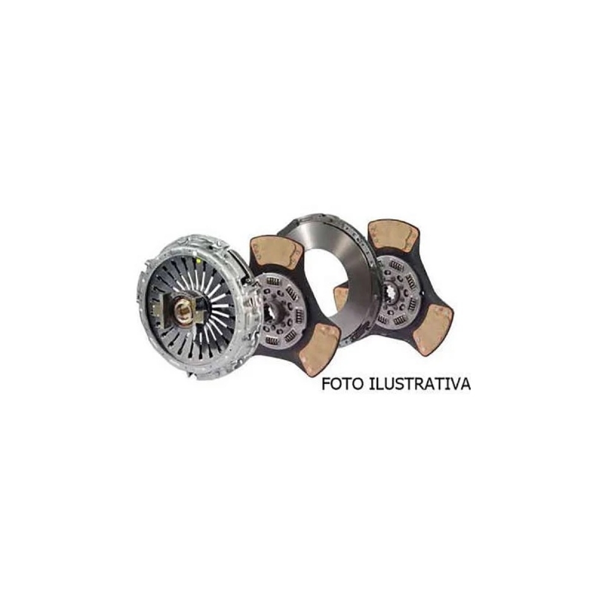 KIT EMBREAGEM (CASIA DUPLA) FORD 1422/1622/2322/2422/VW 14220/16220/24220 (2RK19