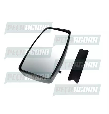 ESPELHO VOLVO FH ANTIGO DIREITO/ESQUERDO BIPARTIDO CONVEXO METAGAL (417272)