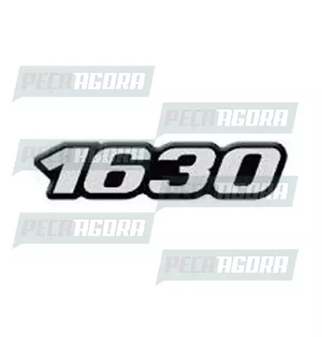 PAR EMBLEMA RESINADO ESPECIAL MERCEDES BENZ''1630'' BICUDO (101123)