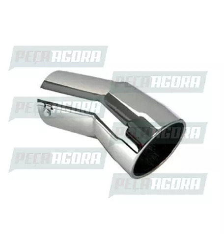 TUBO TERMINAL CURVO CROMADO 2,0'' 190MM ANGULAR (228048)