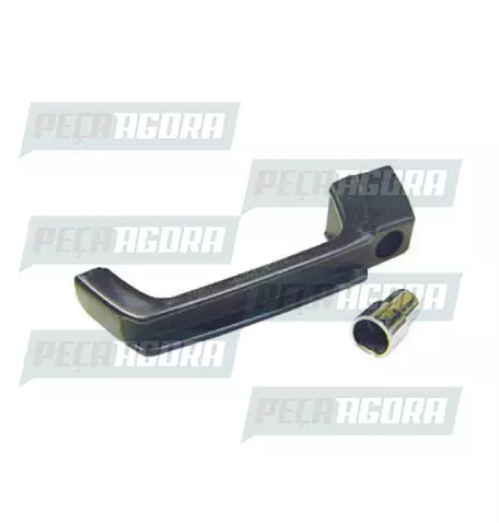 MACANETA EXTERNA VOLVO ATE 92 BOTAO SEM CHAVE DIREITO/ESQUERDO PRETA - ATEM (153