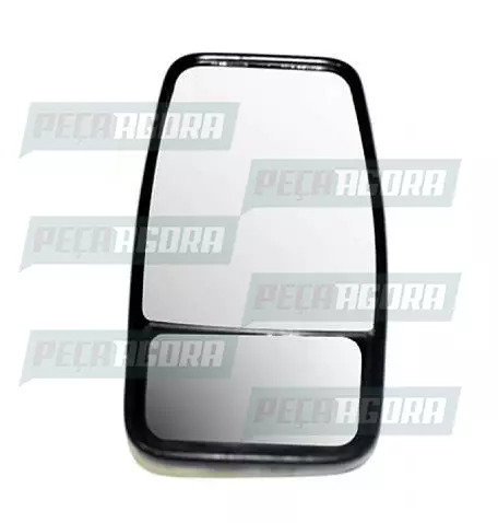 ESPELHO PADRAO MERCEDES BENZ 1618 BICUDO/VOLVO BIPARTIDO SEM GRAU DIREITO  (1041