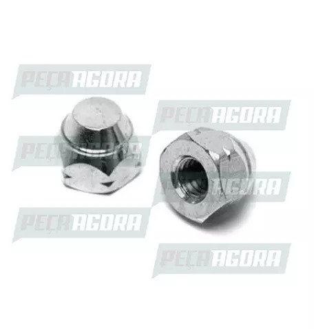 PORCA CALOTINHA NIQUELADA RODOAR (200053)