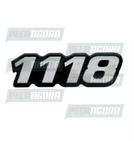 PAR EMBLEMA RESINADO ESPECIAL MERCEDES BENZ''1118'' (101035)