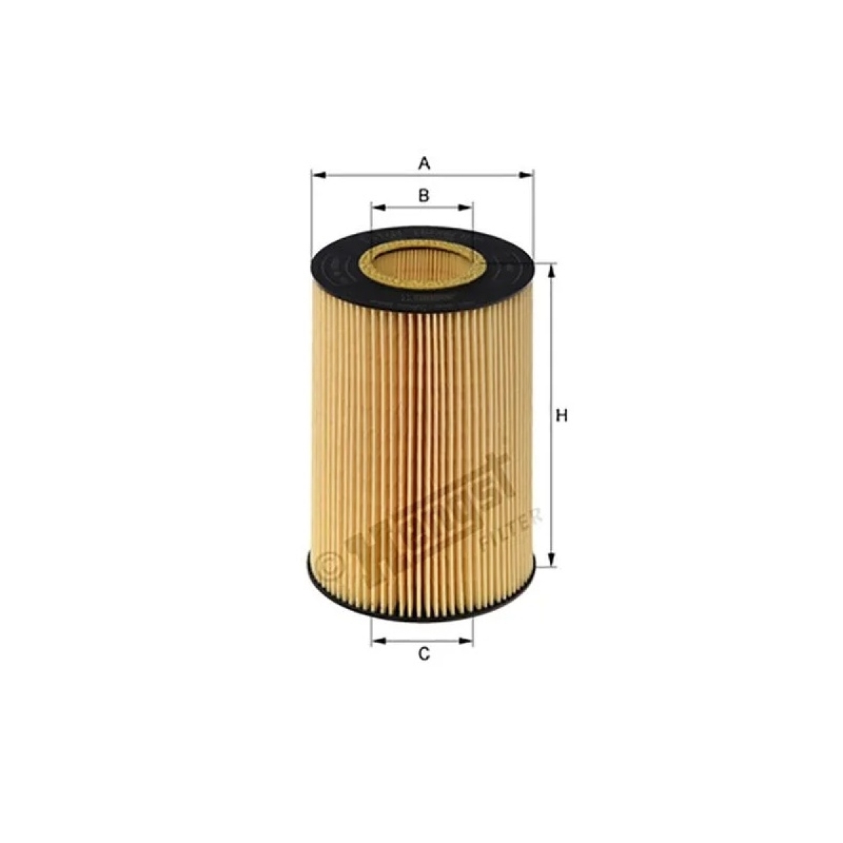 ELEMENTO FILTRO OLEO LUBRIF VOLVO MOTOR D7 FE 240/320 (E416HD86)
