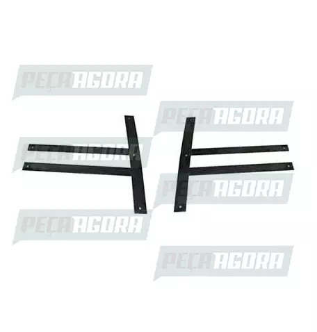 PAR SUPORTE PARABARRO MERCEDES BENZ 1620 BICUDO PINTADO DIANTEIRO (211221)