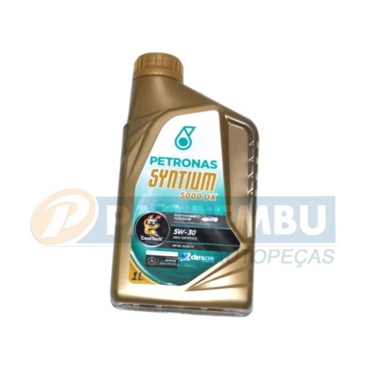 OLEO MOTOR 5W30 SYNTIUM 5000DX 1L MOTOR DIESEL E GASOLINA - 100% SINTETICO API S