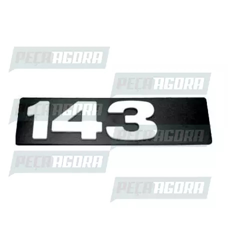 EMBLEMA PLASTICO CAPO ORIGINAL PARA SCANIA 143 ''143'' (384107)
