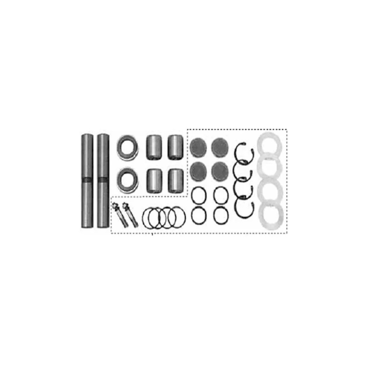 EMBUCHAMENTO MANGA EIXO 30,03MM CROMO MBB LO812/814/912 MICRO ONIBUS (6753300019