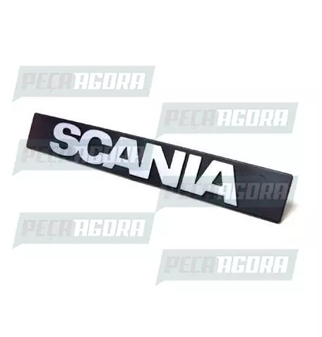 EMBLEMA PLASTICO FRONTAL''PARA SCANIA''112 LINHA T COMPLETO (354265,)
