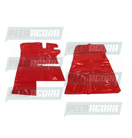TAPETE VINIL PARA SCANIA R-112/113 SEM B/C - VERMELHO (419741)