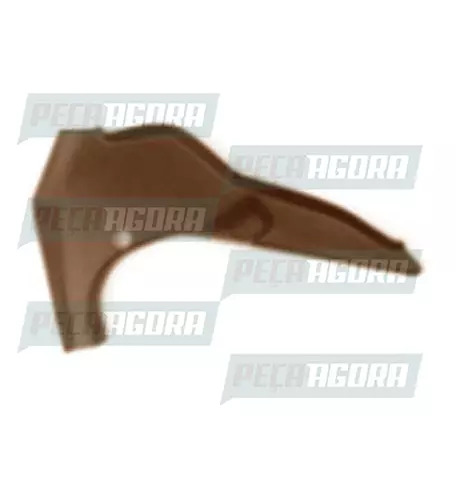 REVESTIMENTO LATERAL PEDAL MERCEDES BENZ 1618 BICUDO 1 FURO MARROM DIREITO CICLO