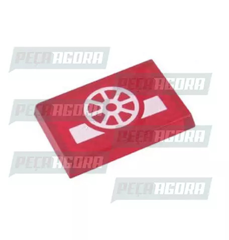 LENTE PAINEL NOVO FREIO DE MAO VERMELHA (248055)