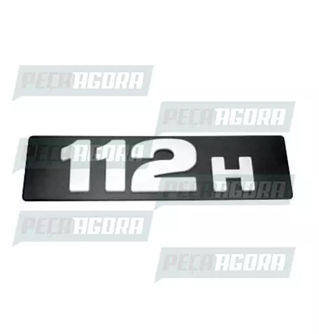 EMBLEMA PLASTICO CAPO ORIGINAL PARA SCANIA 112 ''112H'' (5287891)